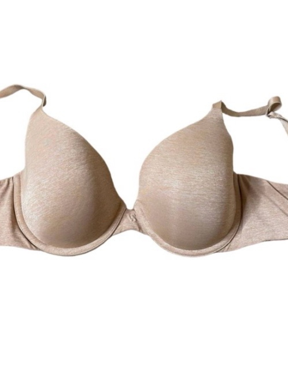 Victoria's Secret Light Beige T-Shirt Bra - Smooth Nude Support 34D nude color